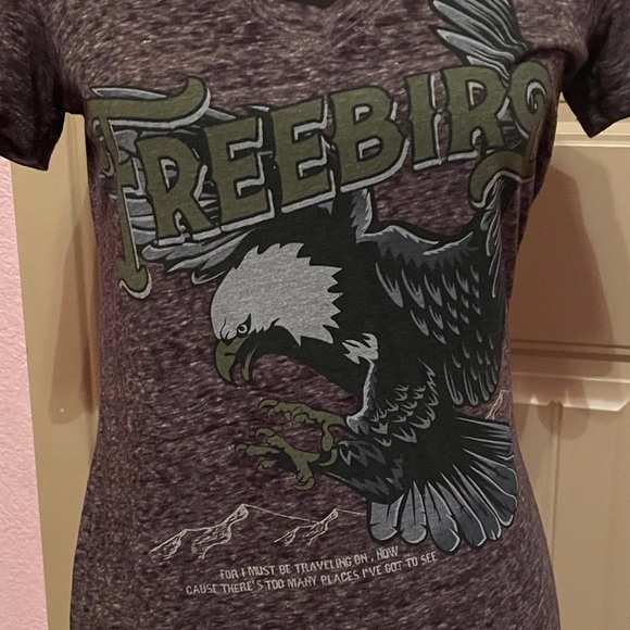 Lyric Freebird V-Neck T-Shirt - Picture 5 of 5